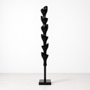 Floral Floor Lamp | Black