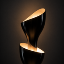 Floral Floor Lamp | Black