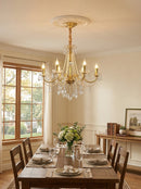 Floral Candelabra Crystal Chandelier