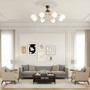 Floral Petal Globe Chandelier