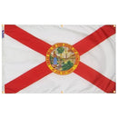 Florida Flag with Grommets Along the Edges for Wall Hanging by Flagman of America