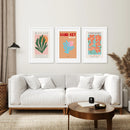 Trendy Colorful Prints Set of 3 Henri Matisse Art by Wall Art Set