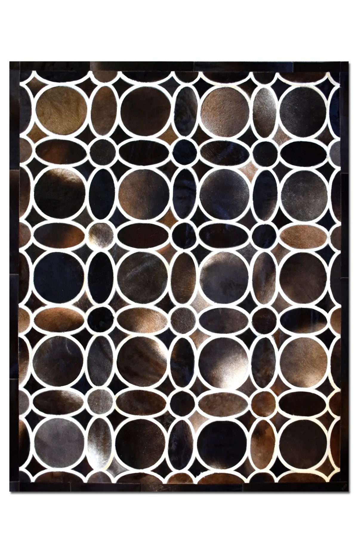 FLOWER – Designer Cowhide Carpet for Bedrooms, photo 2 of 7