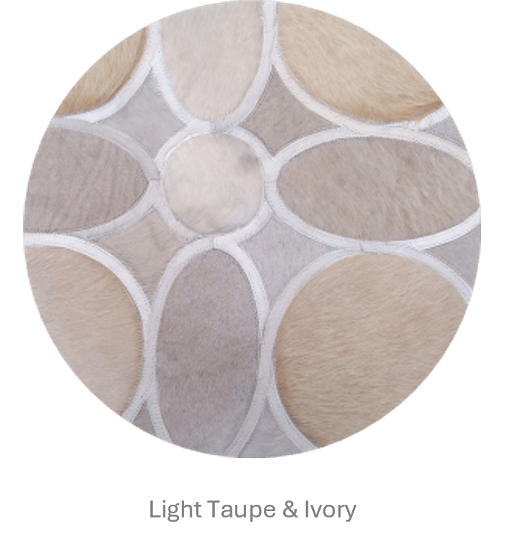 FLOWER – Designer Cowhide Carpet for Bedrooms, photo 5 of 7