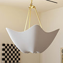 Flowing Plaster Chandelier
