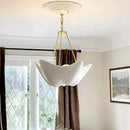 Flowing Plaster Chandelier