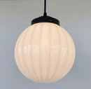 Authentic MID CENTURY 1960's Milk Glass PENDANT Light by The Lamp Goods