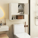 Fluted Bathroom Wall Cabinet with Open Shelf by LJGDeals