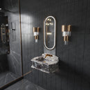 Bathroom Fluted Marble Sinks by MEG Custom Marble By Ziynet A. LLC