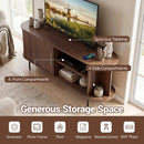 Fluted TV Stand for TVs up to 60" Mid Century Curved Entertainment Center by LJGDeals