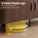 Fluted TV Stand for TVs up to 60" Mid Century Curved Entertainment Center by LJGDeals