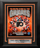Philadelphia Flyers All-Time Greats 8" x 10" Framed Hockey Photo by Dynasty Sports & Framing