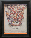 Philadelphia Flyers 2017 Alumni Game Limited Edition NHL Hockey Framed Team Poster by Dynasty Sports & Framing