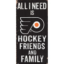 Philadelphia Flyers Hockey and My Dog Wooden Sign by Dynasty Sports & Framing