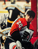 Keith Jones in Action Philadelphia Flyers Autographed 8" x 10" Hockey Photo by Dynasty Sports & Framing