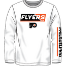 Philadelphia Flyers Long-Sleeve Hockey T-Shirt by Dynasty Sports & Framing