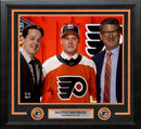 Matvei Michkov Philadelphia Flyers NHL Draft Night 11" x 14" Framed Hockey Photo by Dynasty Sports & Framing
