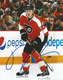 Samuel Morin On-Ice Autographed Philadelphia Flyers 11" x 14" Hockey Photo by Dynasty Sports & Framing