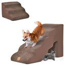 22 Inches and 11 Inches Foam Pet Stairs Set with 5-Tier and 3-Tier Dog Ramps by LJGDeals