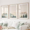 Nature Prints Modern Minimal Forest Wall Art Set by Wall Art Set
