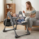 Folable High Chair with Detachable Cushion and High Chair for Babies and Toddlers-Gray by LJGDeals