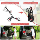 Foldable 3 Wheel Golf Pull Push Cart Trolley by LJGDeals