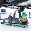 Foldable Automotive Creeper with 360° Swivel Wheels 330 lbs