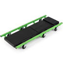 Foldable Automotive Creeper with 360° Swivel Wheels 330 lbs