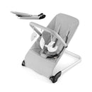 Foldable Baby Bouncer with Removable Fabric Cover and Toy Bar by LJGDeals