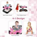 Convertible Baby Walker with 3 Adjustable Height Settings by LJGDeals