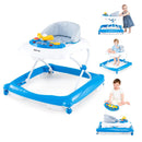 Foldable Baby Walker with 3 Adjustable Heights and Padded Seat by LJGDeals