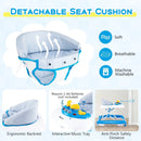 Foldable Baby Walker with 3 Adjustable Heights and Padded Seat by LJGDeals