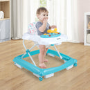 Foldable Baby Walker with 3 Adjustable Heights and Padded Seat