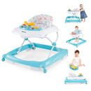 Foldable Baby Walker with 3 Adjustable Heights and Padded Seat by LJGDeals