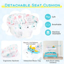 Foldable Baby Walker with 3 Adjustable Heights and Padded Seat by LJGDeals