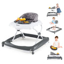 Foldable Baby Walker with 3 Adjustable Heights and Padded Seat by LJGDeals