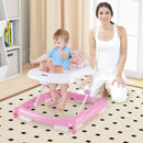 Foldable Baby Walker with 3 Adjustable Heights and Padded Seat by LJGDeals