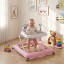 Foldable Baby Walker with Removable Seat and Adjustable Height for 6-12 Months by DirectDeals