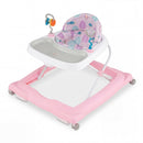 Foldable Baby Walker with Removable Seat and Adjustable Height for 6-12 Months