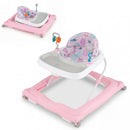 Foldable Baby Walker with Removable Seat and Adjustable Height for 6-12 Months