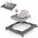 Foldable Baby Walker with Removable Seat and Adjustable Height for 6-12 Months