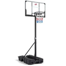 Foldable Basketball Hoop 7.54-10 ft Stepless Adjustable with PC Backboard by DirectDeals