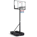 Foldable Basketball Hoop 7.54-10 ft Stepless Adjustable with PC Backboard by LJGDeals