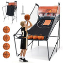 Foldable Basketball Arcade Game Kids Basketball Hoop Machine with 8 Exciting Playing Modes by LJGDeals