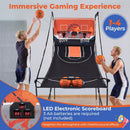 Foldable Basketball Arcade Game Kids Basketball Hoop Machine with 8 Exciting Playing Modes by LJGDeals