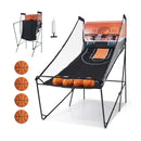 Foldable Basketball Arcade Game Kids Basketball Hoop Machine with 8 Exciting Playing Modes