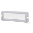 Foldable Bed Rail with Swing Down Design - Light Gray by LJGDeals