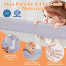 Foldable Bed Rail with Swing Down Design - Light Gray by LJGDeals