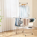Large Foldable Clothes Drying Rack with Tall Hanging Bar by LJGDeals
