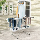 Large Foldable Clothes Drying Rack with Tall Hanging Bar by LJGDeals